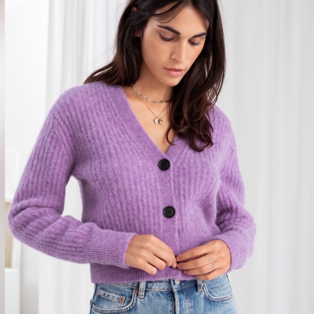 Who What Wear Size M Purple Women's Sweater